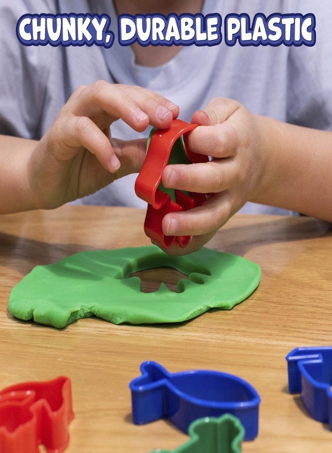 Ready 2 Learn Dough Roller and Cutters | Set of 17 | Dough Tools for Kids Ages 18m+ | Arts and Crafts Supplies for Toddlers | Roll, Cut, Mold and Play - Image 5